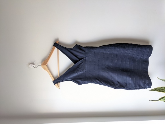 Express Denim Bodycon stretchy Mini Dress - Picture 4 of 4